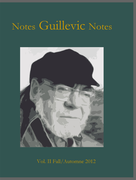					Afficher Notes Guillevic Notes II (Fall/Automne 2012)
				