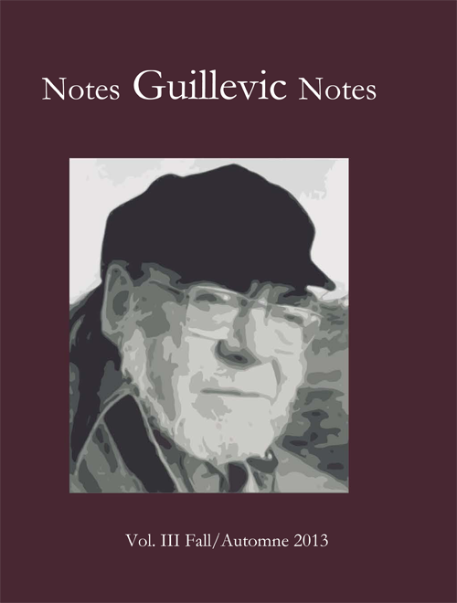 					Afficher Notes Guillevic Notes III (Fall/Automne 2013)
				