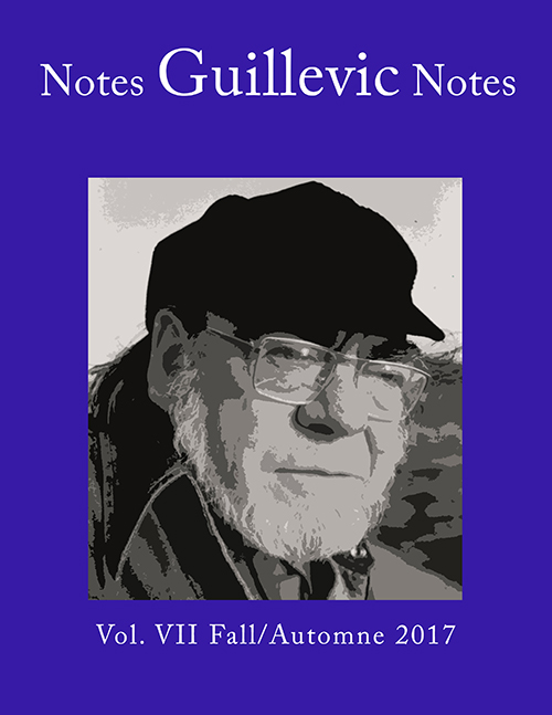 Notes Guillevic Notes VII (Fall/Automne 2017)